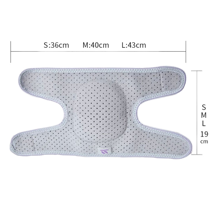 Nailekesi Kids Outdoor Sports Equipment Anti-fall Protective Gear, Color: Gray Purple Knee Pads
