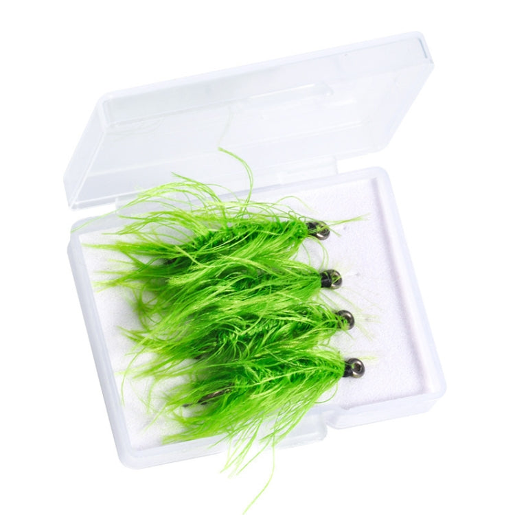 4pcs /Box Hooks Imitation Aquatic Grass Fishing Hooks Grass Hooks