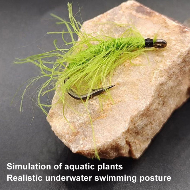 Single Hook Imitation Aquatic Grass Fishing Hooks Grass Hooks