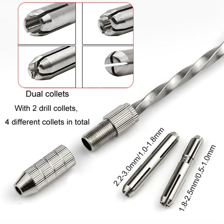 Mini Hand Drill Tool Semi-automatic Hole Drill Punching Machine For Arts And Crafts Jade Hole Punching Tool - Blue