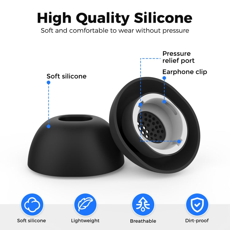 For Samsung Galaxy Buds3 Pro AhaStyle WG173 Earphone Silicone Earbuds, Size: L