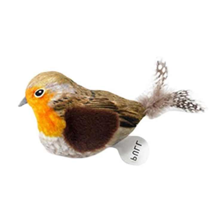 Pets Self-Exciting Simulation Hanging Sounding Plush Toys, Color: Gray Orange