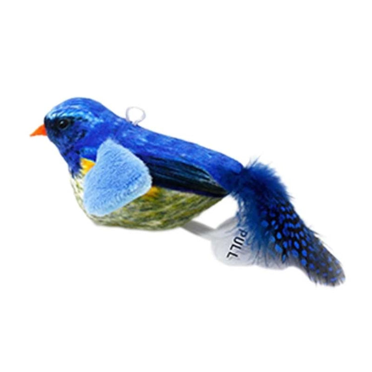Pets Self-Exciting Simulation Hanging Sounding Plush Toys, Color: Blue