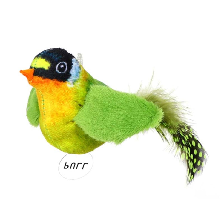 Pets Self-Exciting Simulation Hanging Sounding Plush Toys, Color: Green
