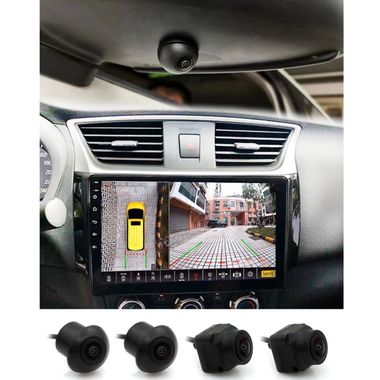 3D AHD1080P Switch 720P 360 Degree Panoramic Camera Imaging System Vehicle Camera - Cross-border Version