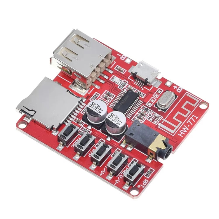 Bluetooth Decoder Board MP3 Lossless Car Speaker Amplifier Modification Bluetooth 4.1 Circuit Board - 5 Keys