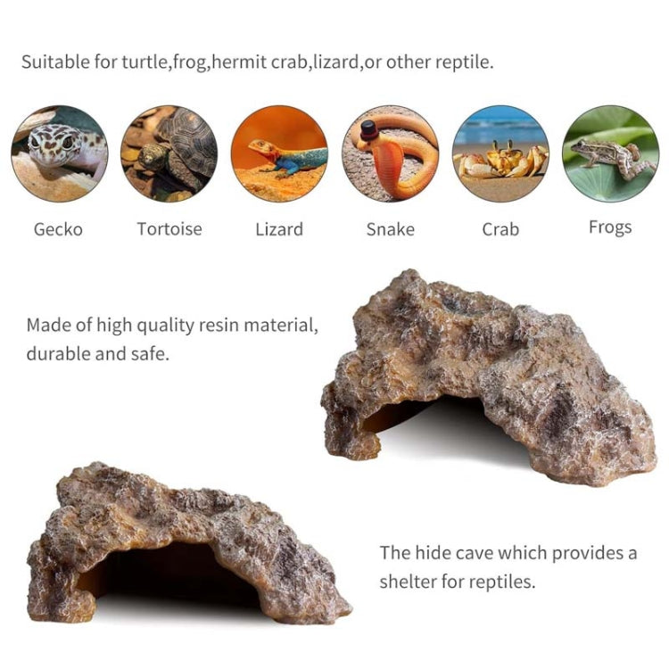 S Reptile Simulation Rocks Hideaway House Turtle Sunbed