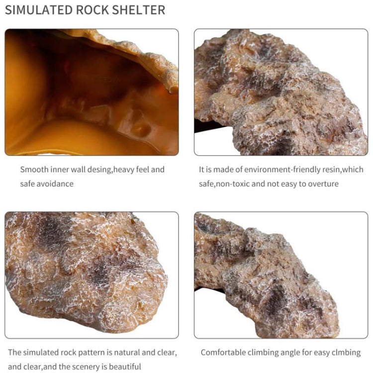 S Reptile Simulation Rocks Hideaway House Turtle Sunbed