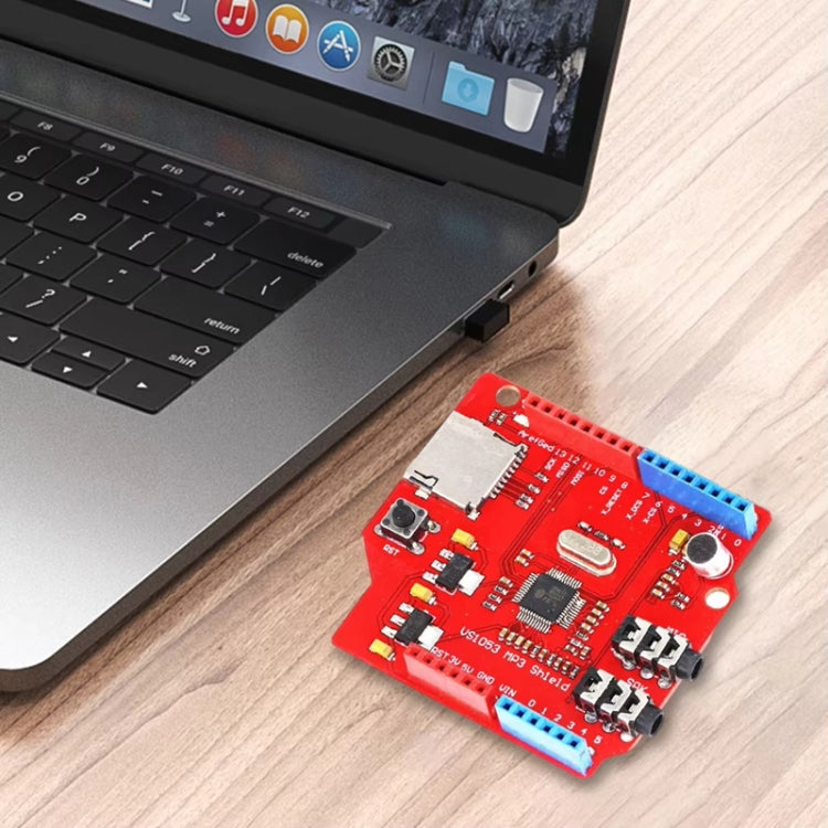 VS1053 MP3 Module Development Board With Amplifier Decoder Board SPI Interface Onboard Recording Function - Red
