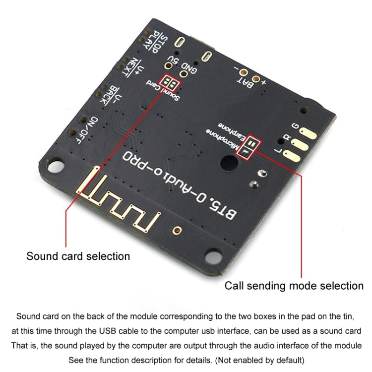 DIY Bluetooth 5.0 Audio Receiver Module PRO MP3 Bluetooth Decoder Board Car Speaker Audio Amplifier Board 4.1