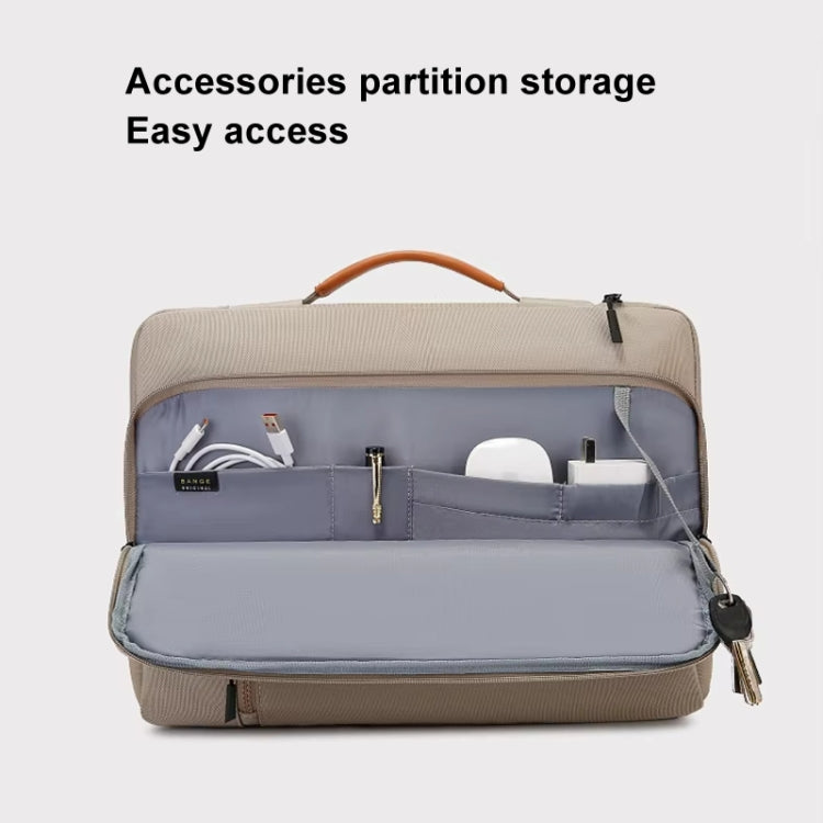BANGE BG-6802 Laptop Bag Notebook Protective Case, Color: Black Large