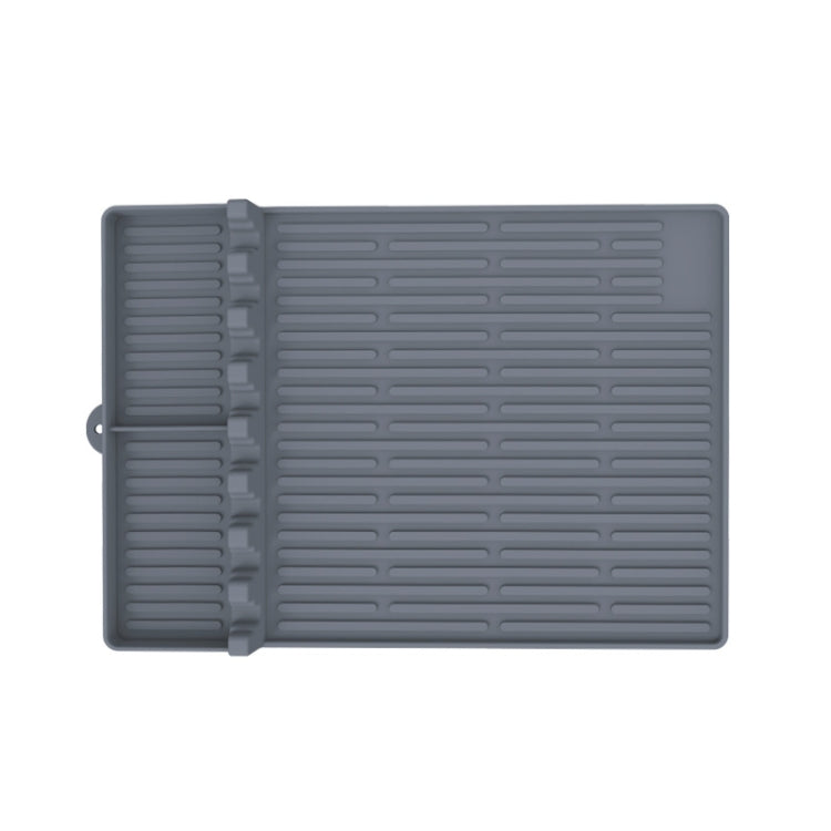 For Blackstone Grill Side Rack Tool Silicone Pad With Hanging Hole, Spec: Gray Thick