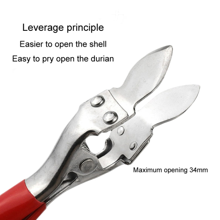 Fruit Store Open Fruit Tool Durian Shell Peeler Jackfruit Watermelon Open Plier - Red Handle