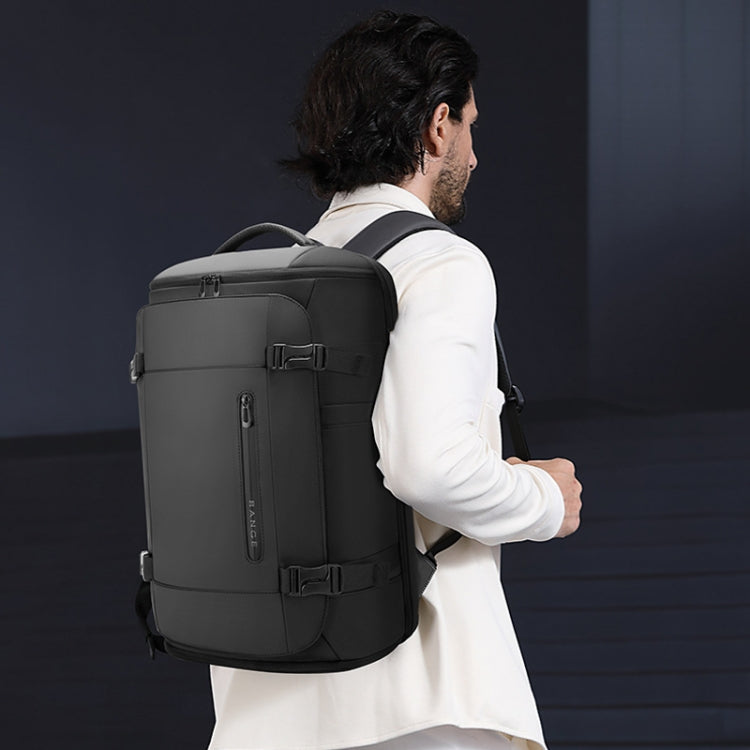 BANGE BG-3029 Large Capacity Sports Travelling Shoulder Bag Wet Dry Separation Lightweight Computer Bag - Black