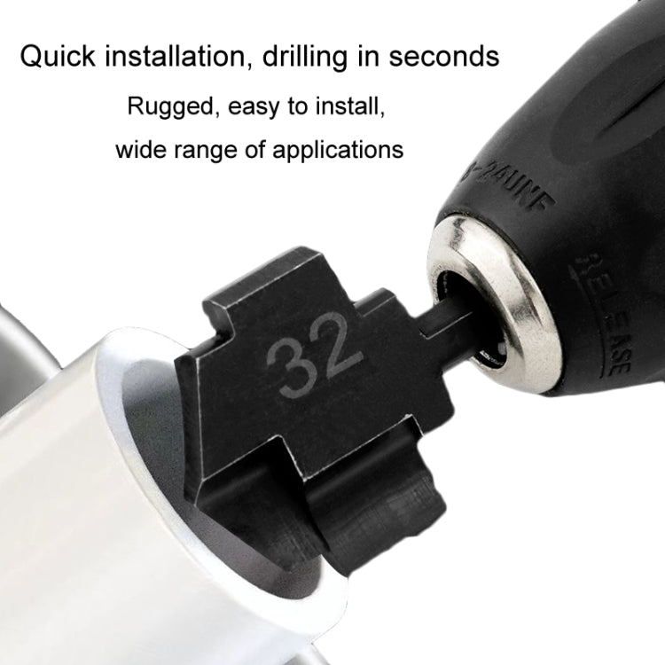 20mm Hexagonal PPR Lifting Flat Drill Bit Step Drill Bit Repairing Internal Filament Leak Repairing Water Pipe Connection Tool