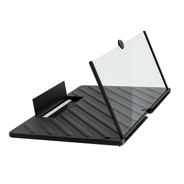 20-inch Pull-out Mobile Phone Screen Amplifier HD Desktop Viewing Mobile Phone Holder - Black