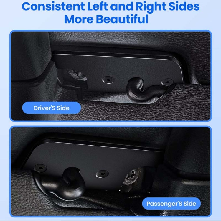Car Sun Visor Repair Kit For Jeep Wrangler JK2018 / Wrangler 2018-2023 / Gladiator 2020-2023 - Black