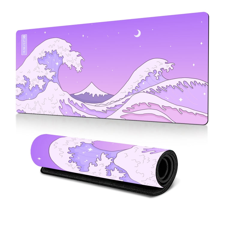 400x900x2mm Big Wave Gaming Mouse Pad Non-Slip Rubber Desk Mat - No.27