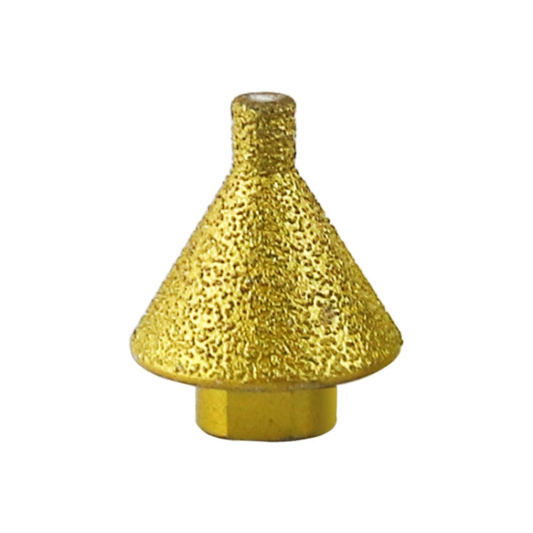 Diamond Chamfering Machine Conical Grinding Bit Tile Marble Quartz Drilling Hole Reamer Angle Grinder Drill Bit, Style: Small Diameter-Flat Head