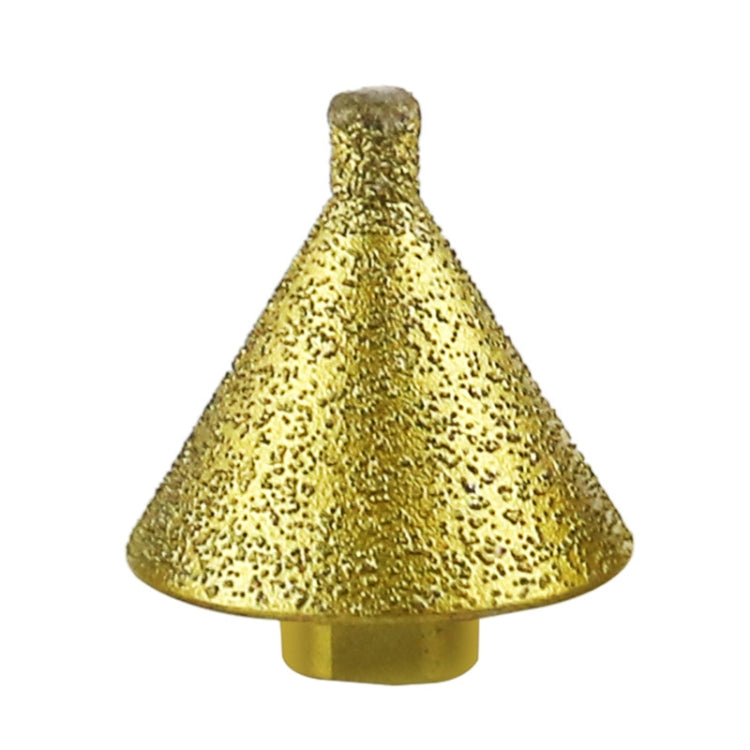 Diamond Chamfering Machine Conical Grinding Bit Tile Marble Quartz Drilling Hole Reamer Angle Grinder Drill Bit, Style: Large Diameter-Flat Head