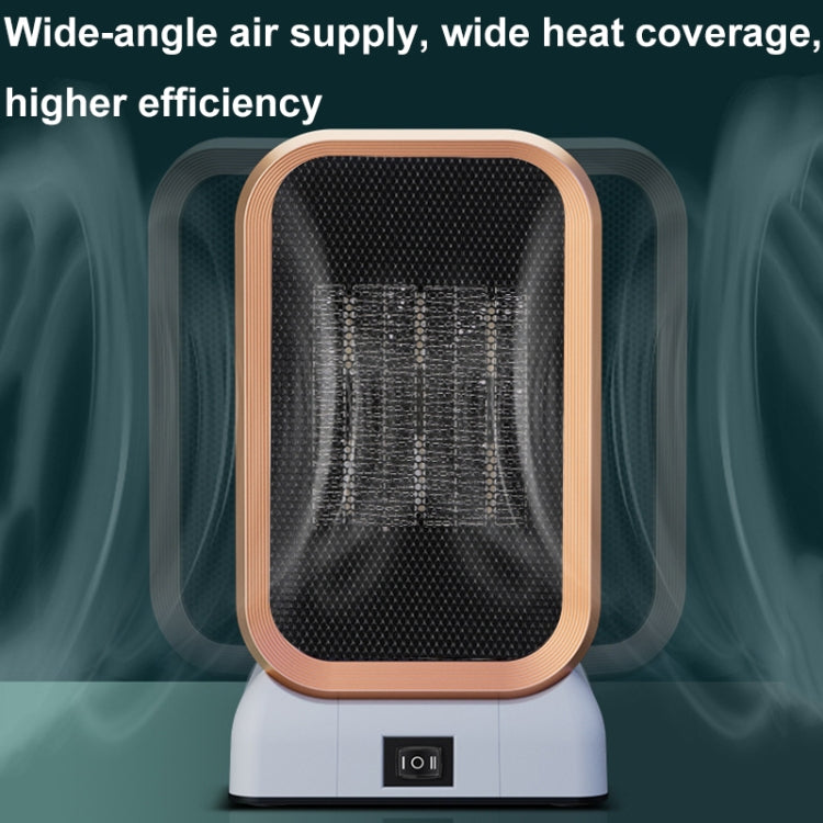 1000W High-power Household Heater Small Desktop Ceramic PTC Heating Heater, Spec: UK Plug