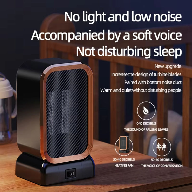 1000W High-power Household Heater Small Desktop Ceramic PTC Heating Heater, Spec: US Plug