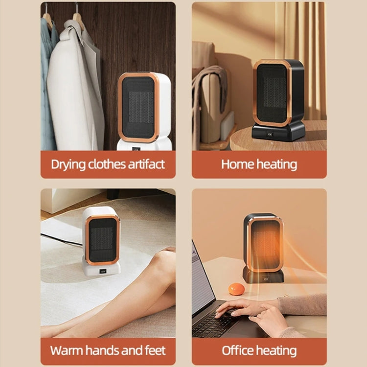 1000W High-power Household Heater Small Desktop Ceramic PTC Heating Heater, Spec: EU Plug