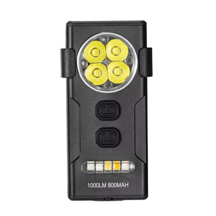 E-SMARTER D84 4 Eyes Strong Magnetic Adsorption Mini Carry-on Keychain Flat Work Light