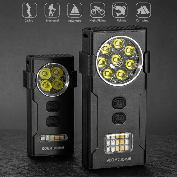 E-SMARTER D84 4 Eyes Strong Magnetic Adsorption Mini Carry-on Keychain Flat Work Light