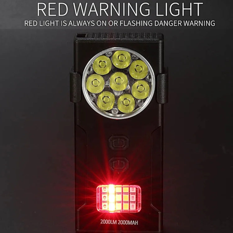 E-SMARTER D85 8 Eyes Strong Magnetic Adsorption Mini Carry-on Keychain Flat Work Light