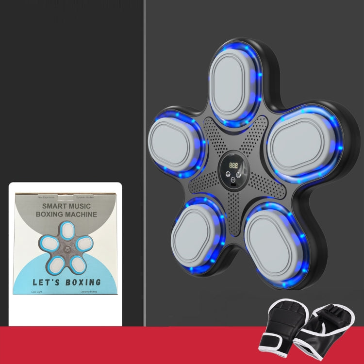 Smart Bluetooth Music Boxing Machine Reaction Training Equipment With Half-finger Gloves