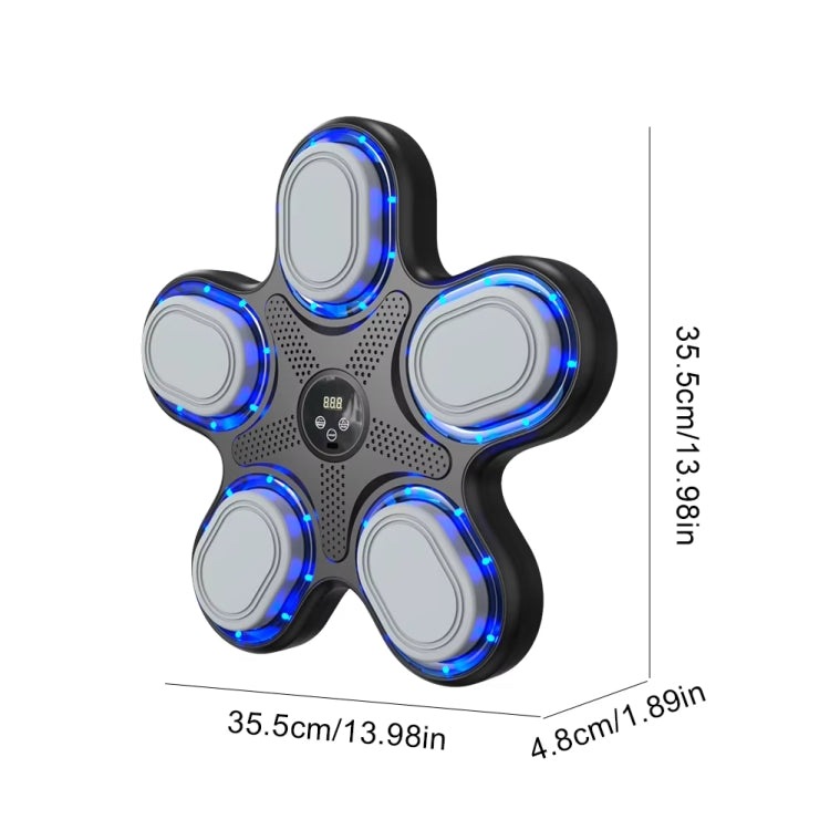 Smart Bluetooth Music Boxing Machine Reaction Training Equipment With Adult Gloves