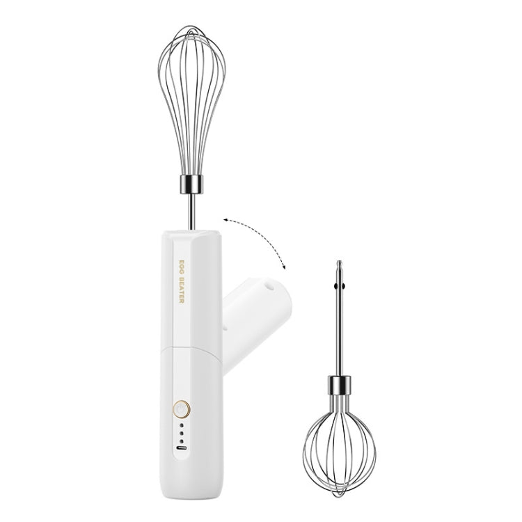 Rotary Folding Double-head Electric Home Egg Beater Fully Automatic Wireless Baking Mixer