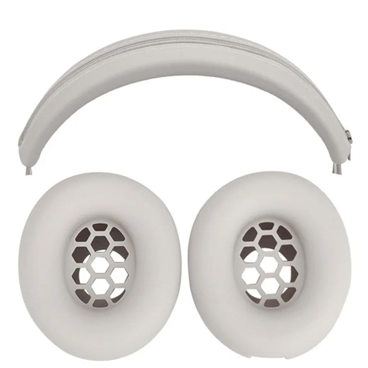 For Beats Studio Pro Headphones Silicone Ear Cushion + Headband Cover Set