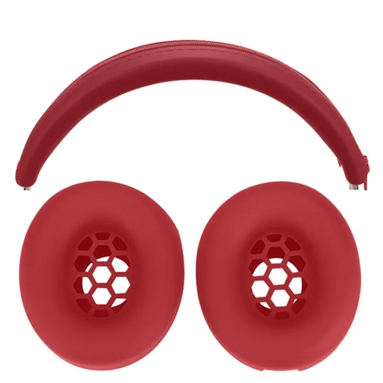 For Beats Studio Pro Headphones Silicone Ear Cushion + Headband Cover Set