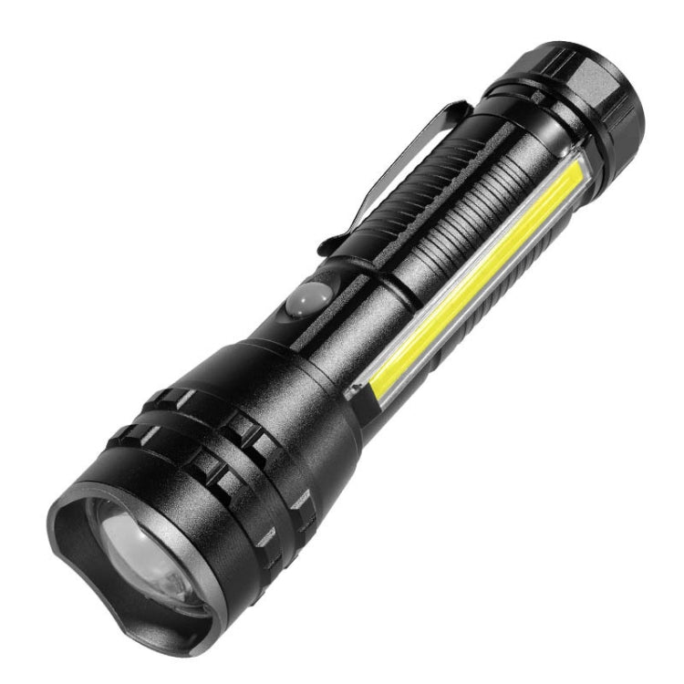 E-SMARTER P27 Pen Clip Strong Light Flashlight Laser Wick High Bright Side Light Outdoor Emergency Adventure Flashlight - Battery Not Included