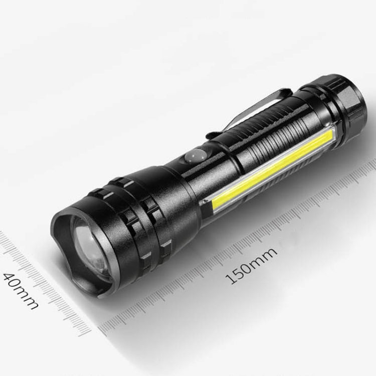 E-SMARTER P27 Pen Clip Strong Light Flashlight Laser Wick High Bright Side Light Outdoor Emergency Adventure Flashlight - Battery Not Included