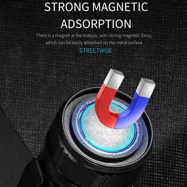 E-SMARTER P27 Pen Clip Strong Light Flashlight Laser Wick High Bright Side Light Outdoor Emergency Adventure Flashlight - Battery Not Included