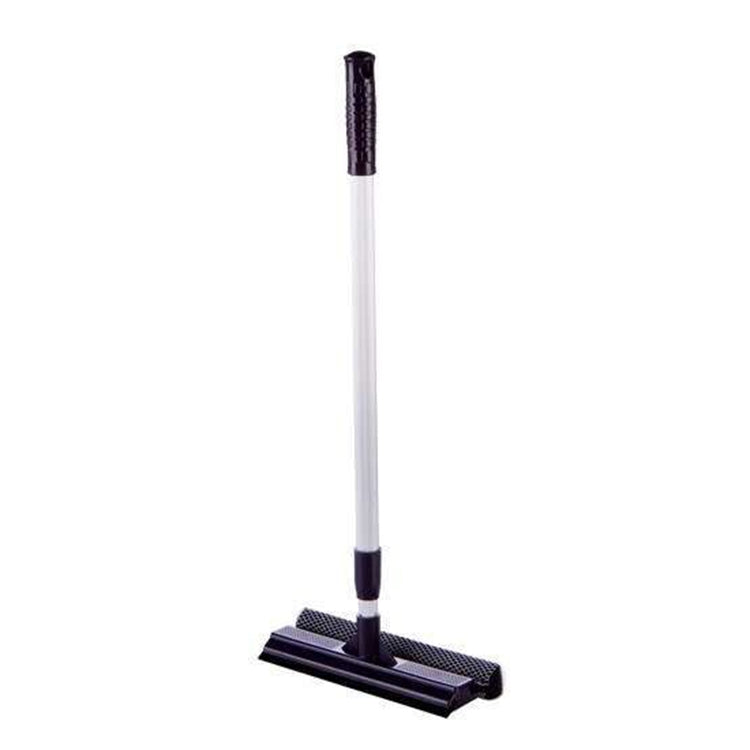 2-In-1 Household Double-Sided Glass Wiper Car Washing Cleaning Tool, Spec: Telescopic Black
