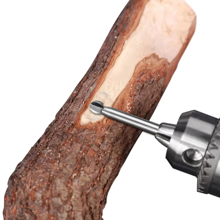 10pcs/ Set Electric Wood Carving Root Carving Tools Woodworking Engraving Polishing Tool Heads Milling Cutters Drill Bits