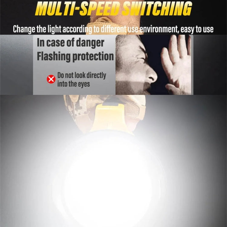 E-SMARTER 8W5205-2 Small Carrying Light With RGB Colorful Lamps Outdoor Cycling Searchlight
