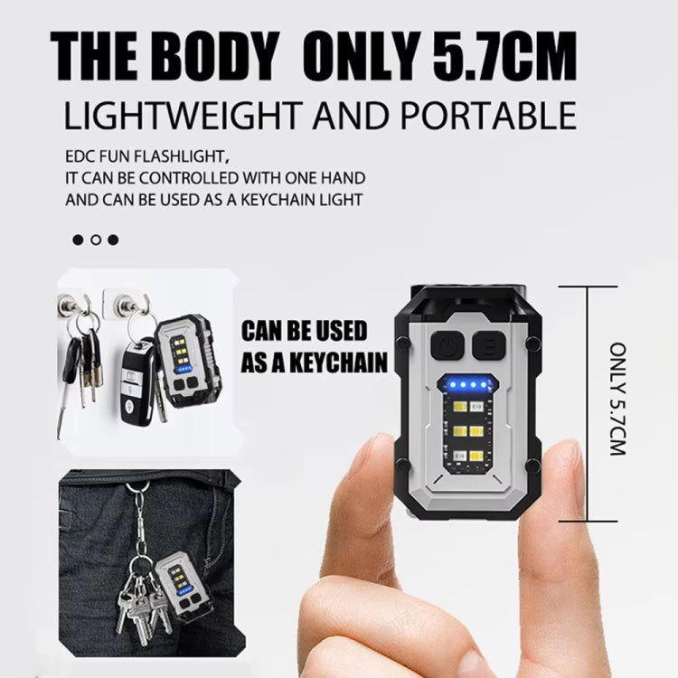 E-SMARTER YSD01 Outdoor Portable Mini Keychain Light Magnetic Anti Loss Auto Repair Light
