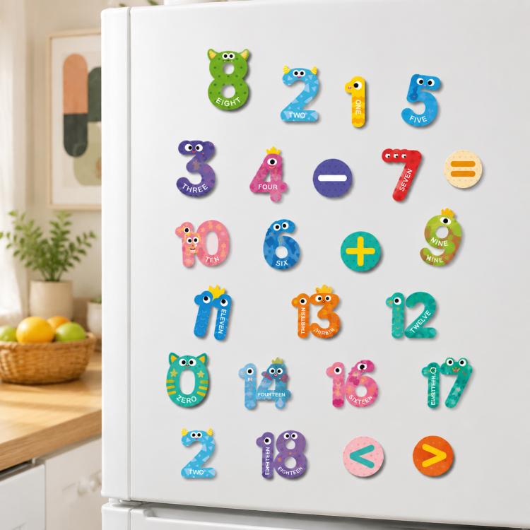 Children Educational Fun Magnetic Puzzle Refrigerator Magnets, Spec: Mathematics Learning