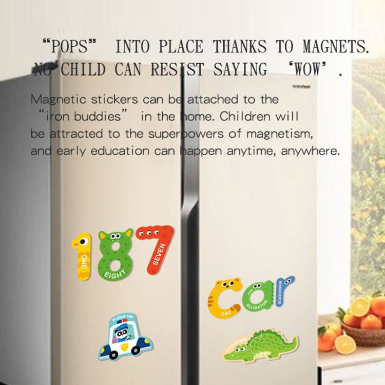 Children Educational Fun Magnetic Puzzle Refrigerator Magnets, Spec: Transportation Series