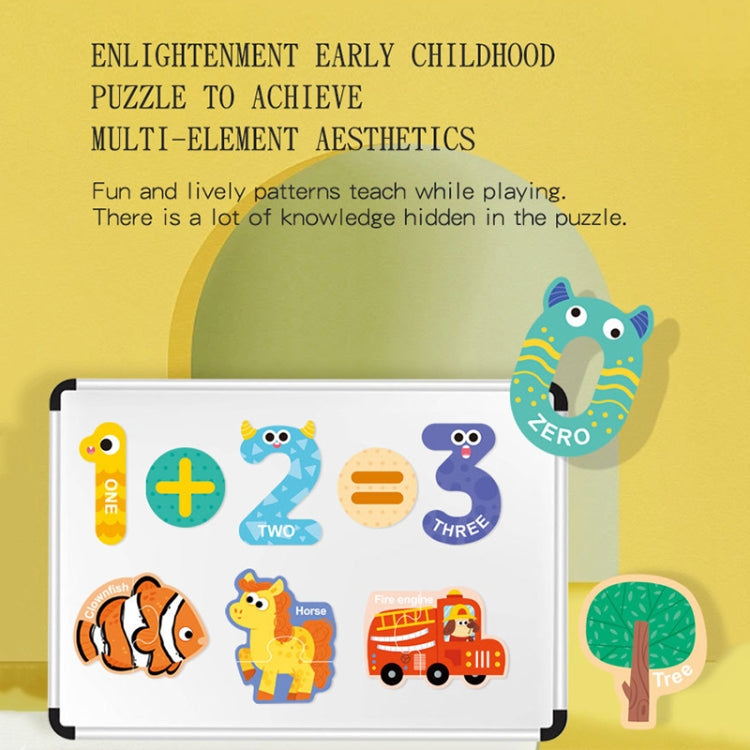 Children Educational Fun Magnetic Puzzle Refrigerator Magnets, Spec: Lowercase Letters