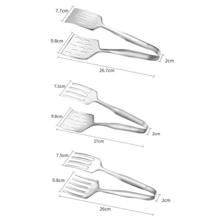3-In-1 Multifunctional Home Kitchen Stainless Steel Steak Grill Spatula Clip, Style: B2