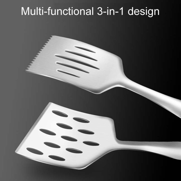3-In-1 Multifunctional Home Kitchen Stainless Steel Steak Grill Spatula Clip, Style: B1