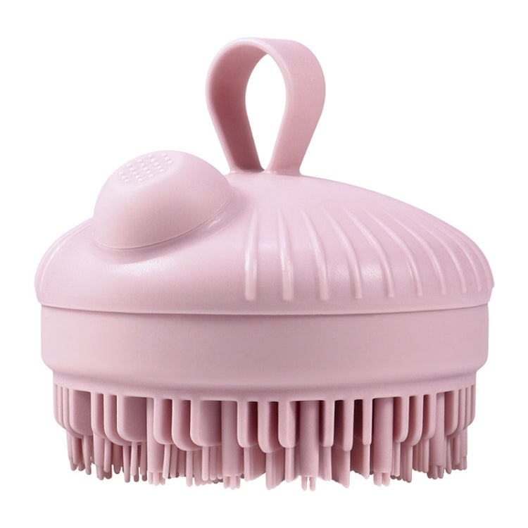 Multi-Functional Shower Scrubbing Ball Bathing Cleaning Brush Silicone Shower Brush, Color: Bath Pink