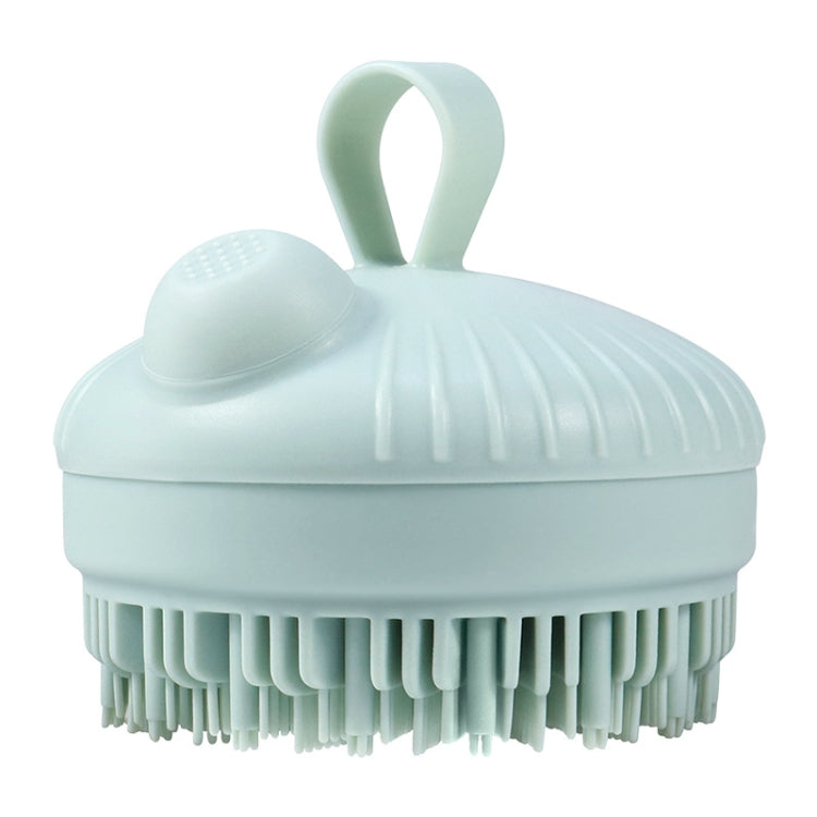Multi-Functional Shower Scrubbing Ball Bathing Cleaning Brush Silicone Shower Brush, Color: Bath Gray Green