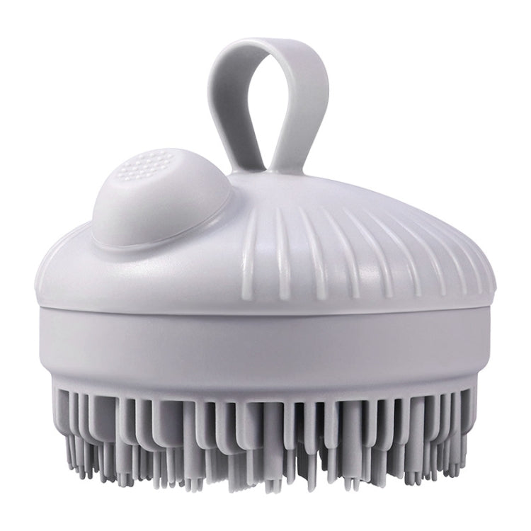 Multi-Functional Shower Scrubbing Ball Bathing Cleaning Brush Silicone Shower Brush, Color: Bath Gray
